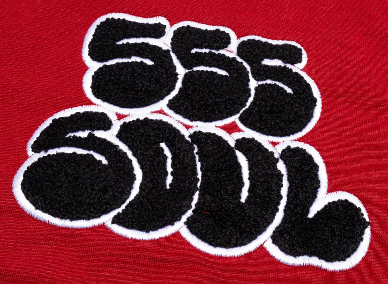 555 Soul Blow Up Mockneck L/S Sweater - Burgundy