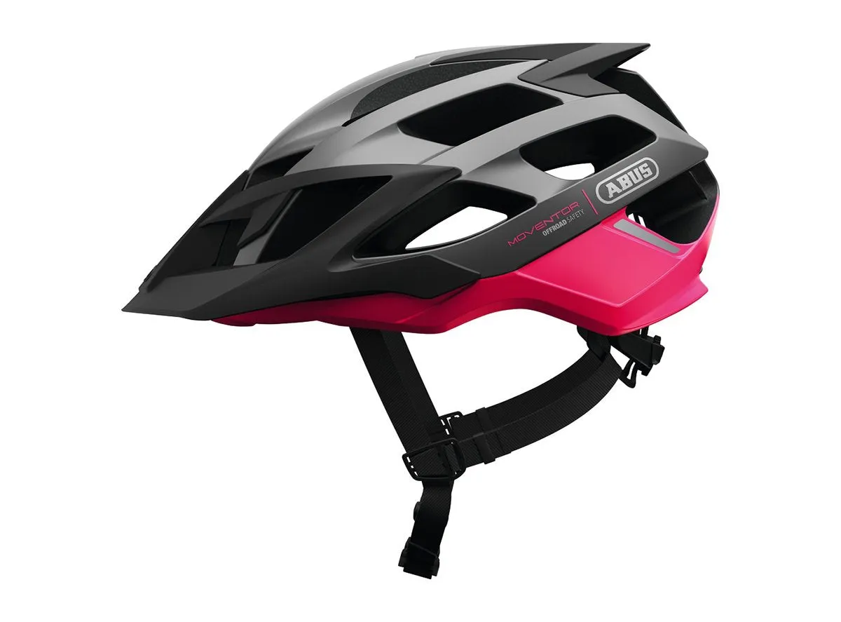 Abus Moventor MTB Helmet - Fuchsia Pink