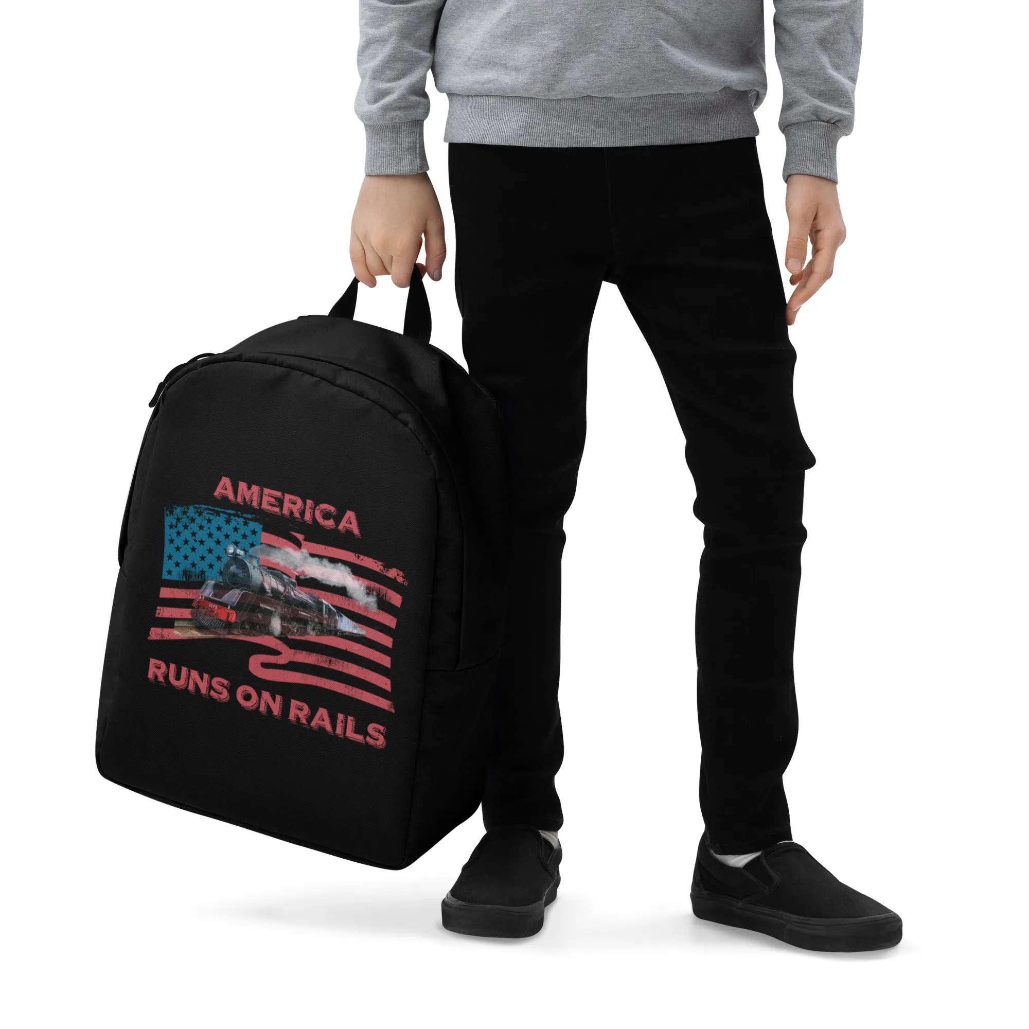 America Runs on Rails Minimalist Backpack