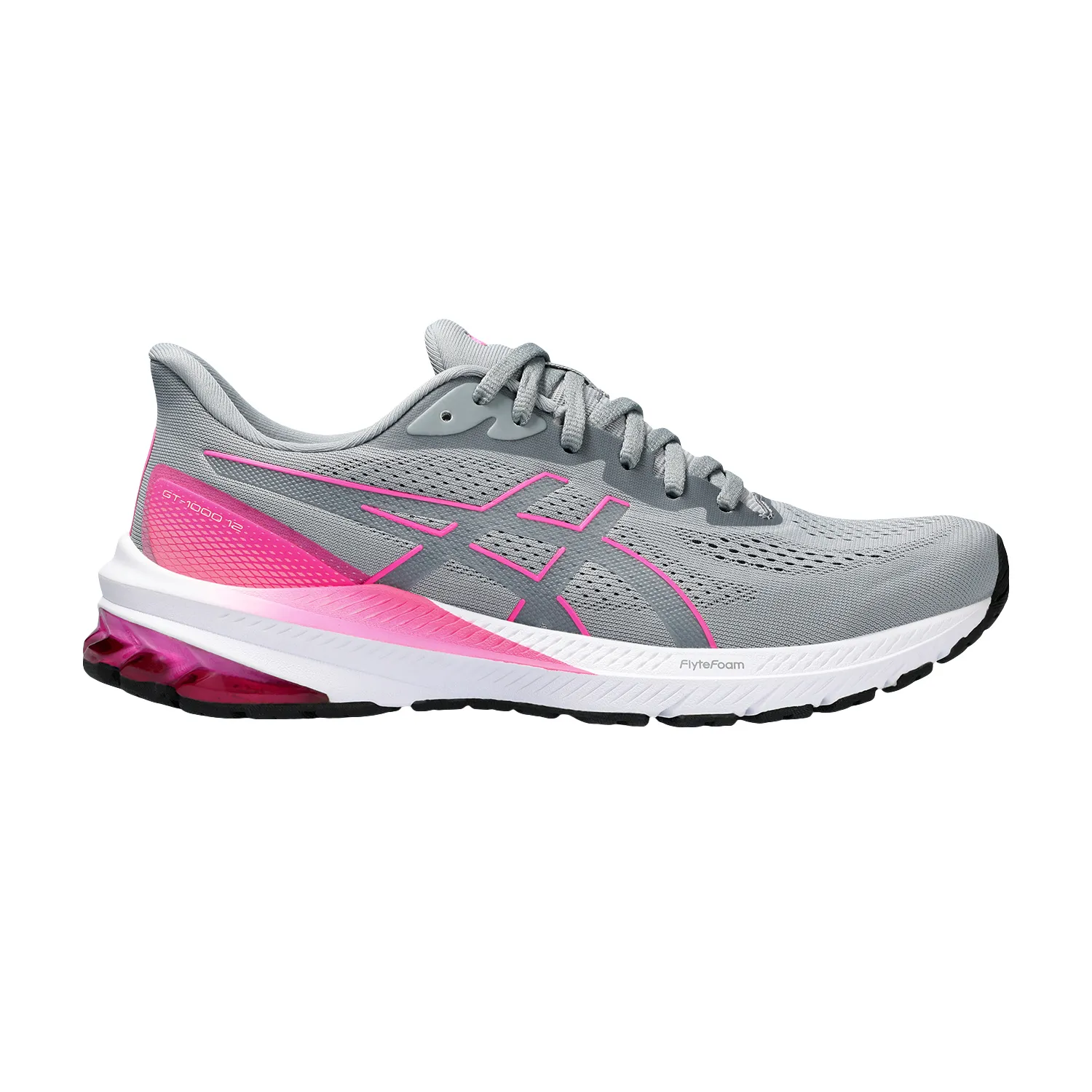 Asics GT 1000 12  Sheet Rock/Hot Pink