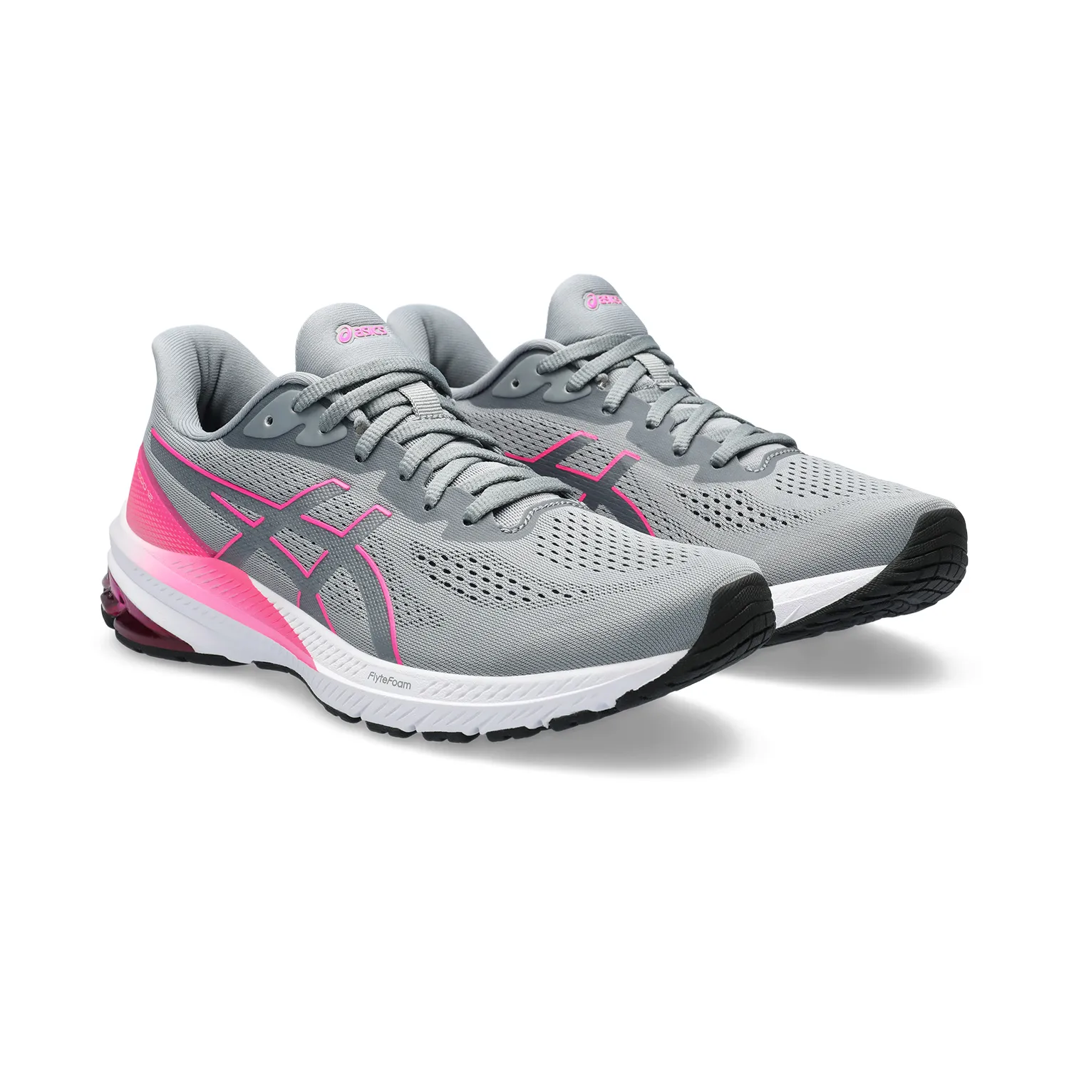 Asics GT 1000 12  Sheet Rock/Hot Pink