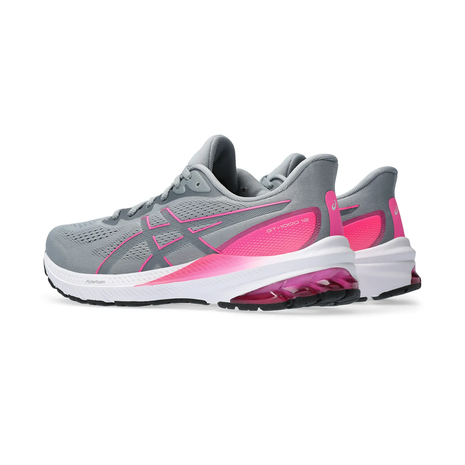 Asics GT 1000 12  Sheet Rock/Hot Pink