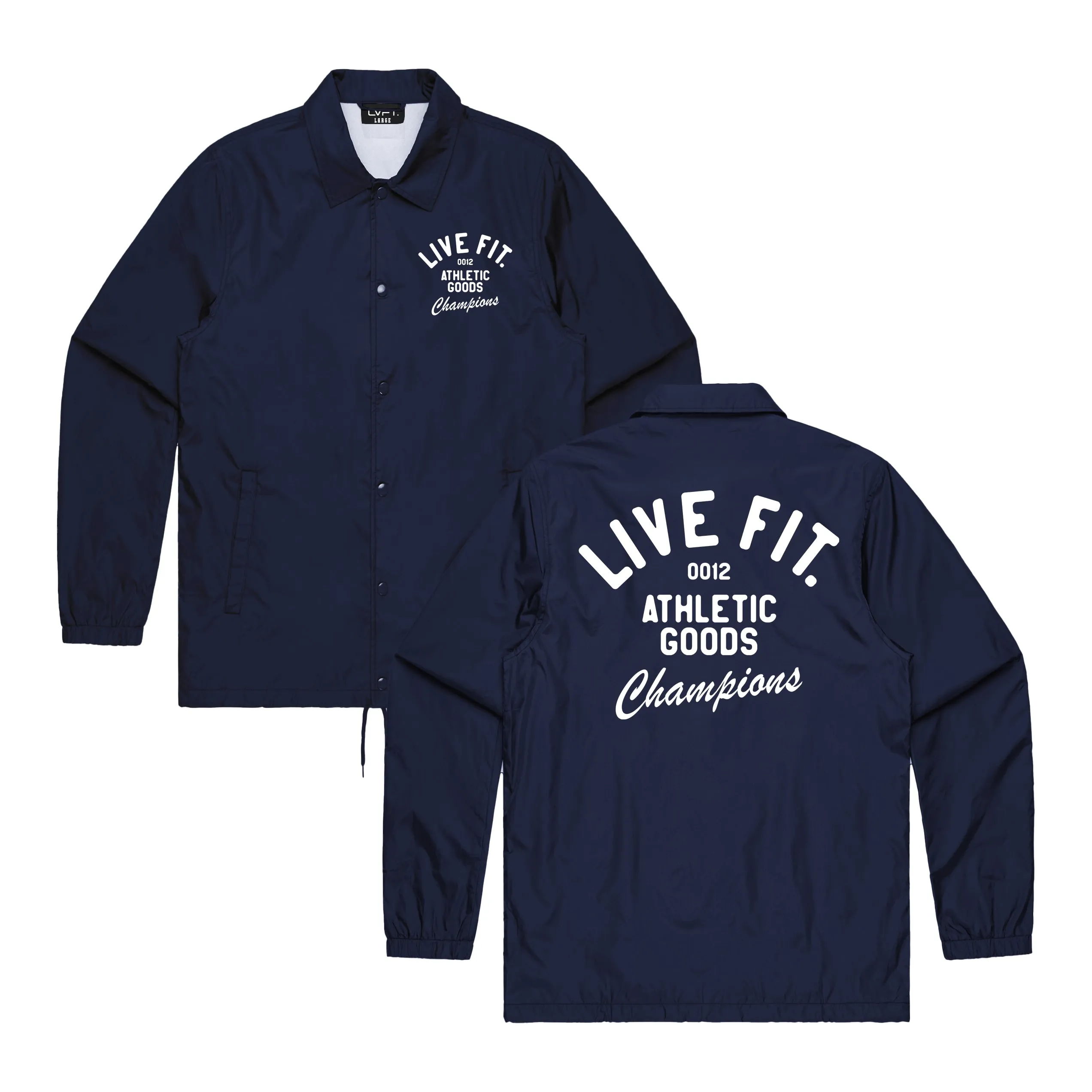 Athletic Goods Coach Jacket - Navy