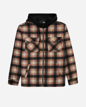 Avenue Flannel Jacket Faded Red