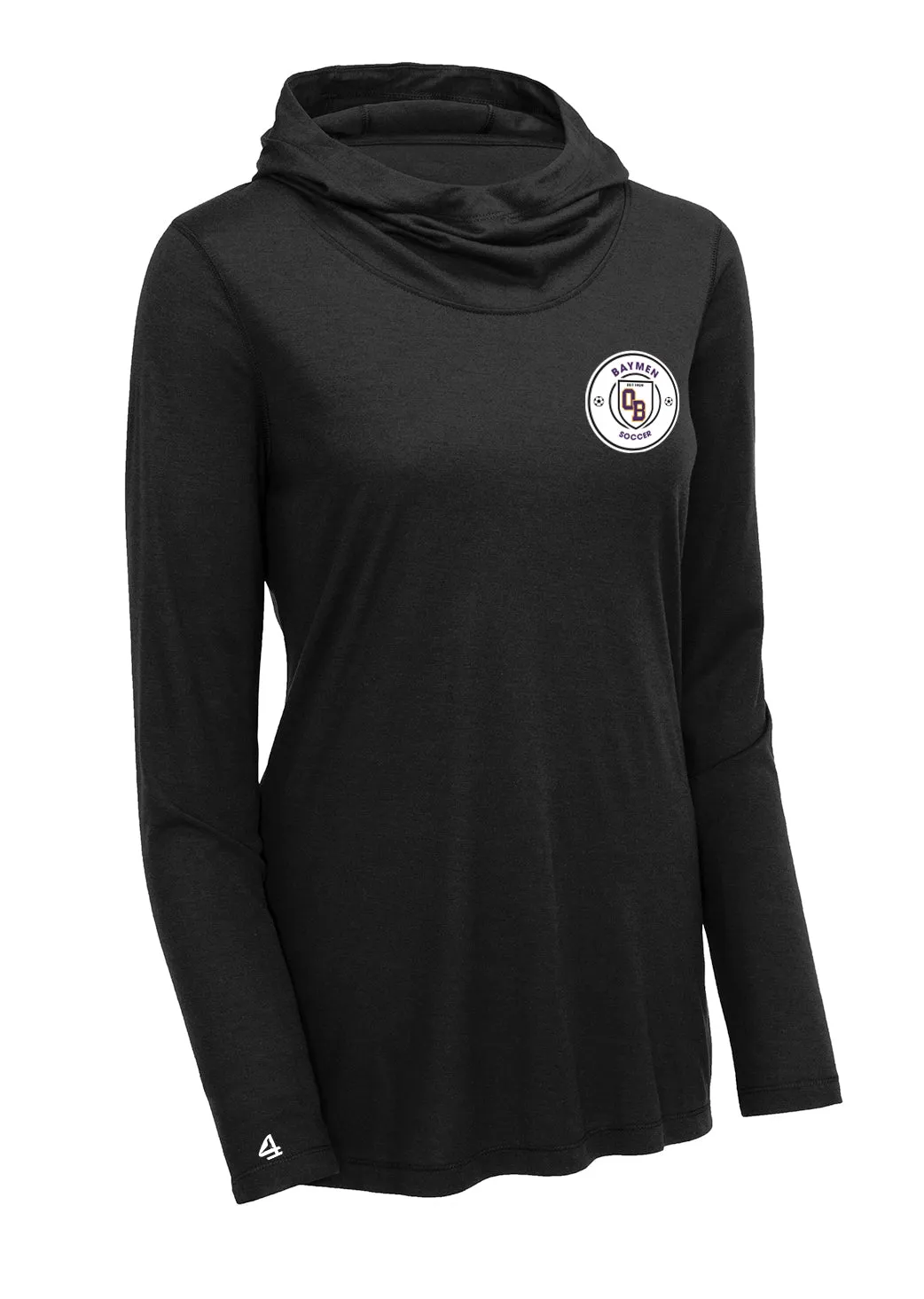 Baymen Soccer Ladies Tri-blend Hoodie