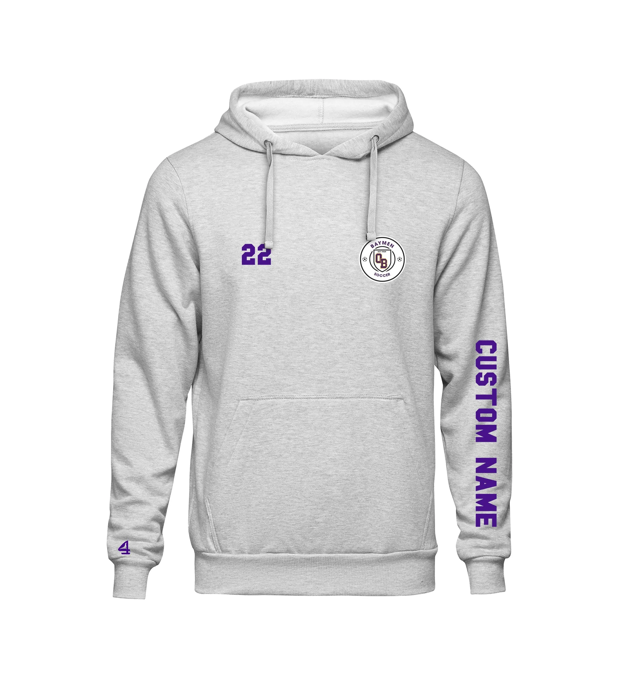 Baymen Soccer Soccer Team Spirit Hoodie