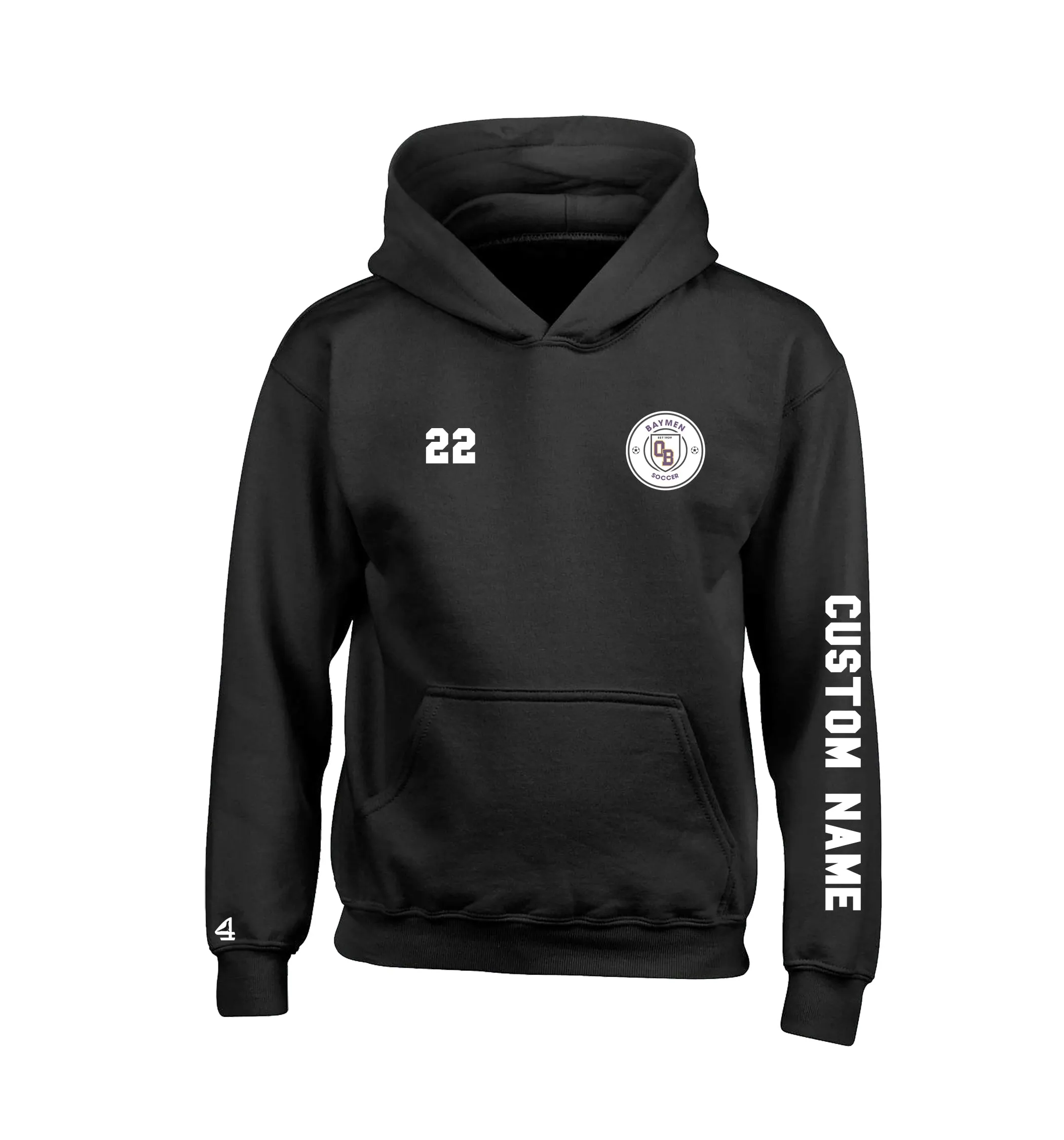 Baymen Soccer Soccer Team Spirit Hoodie