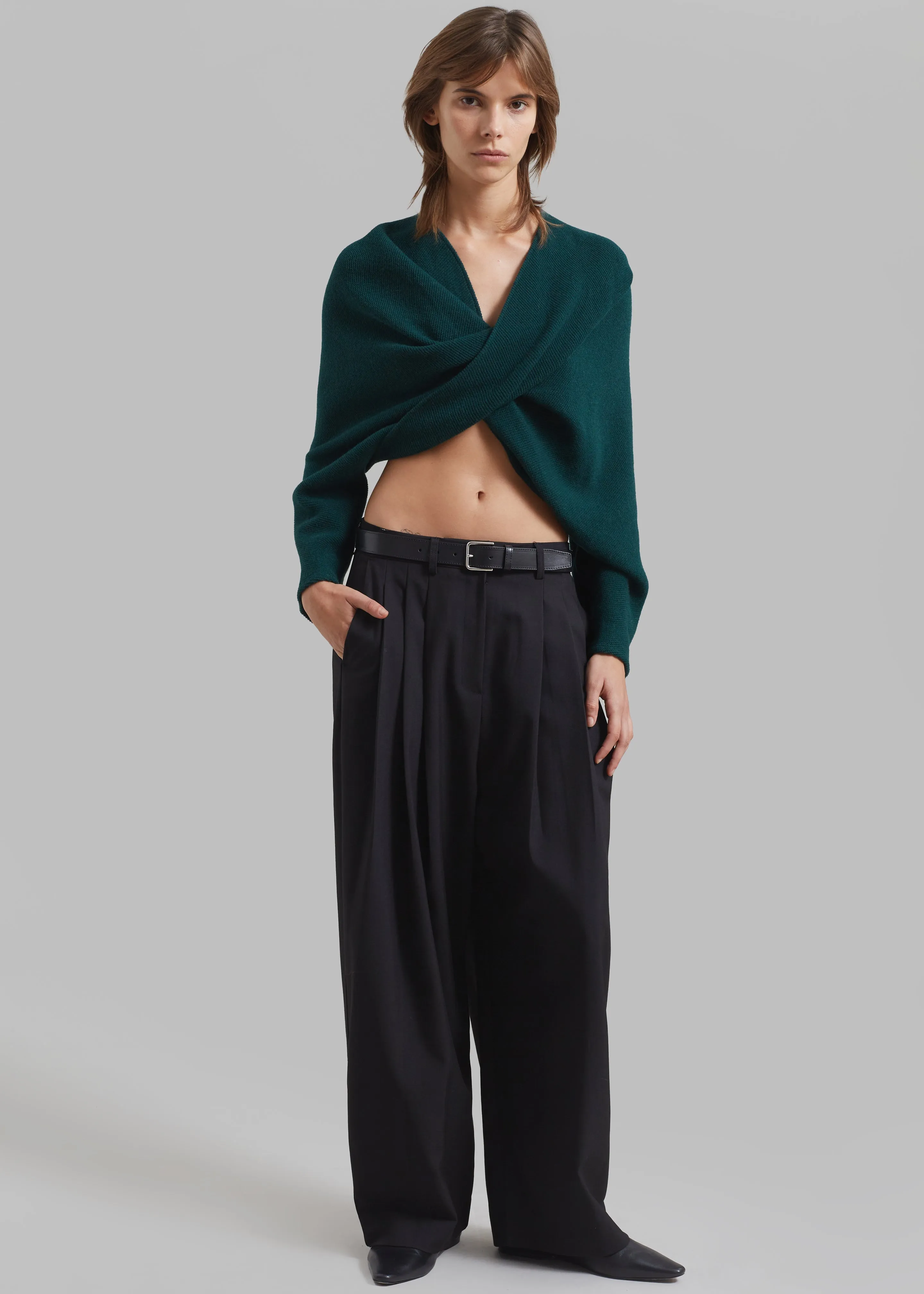 Beaufille Twist Sweater - Emerald