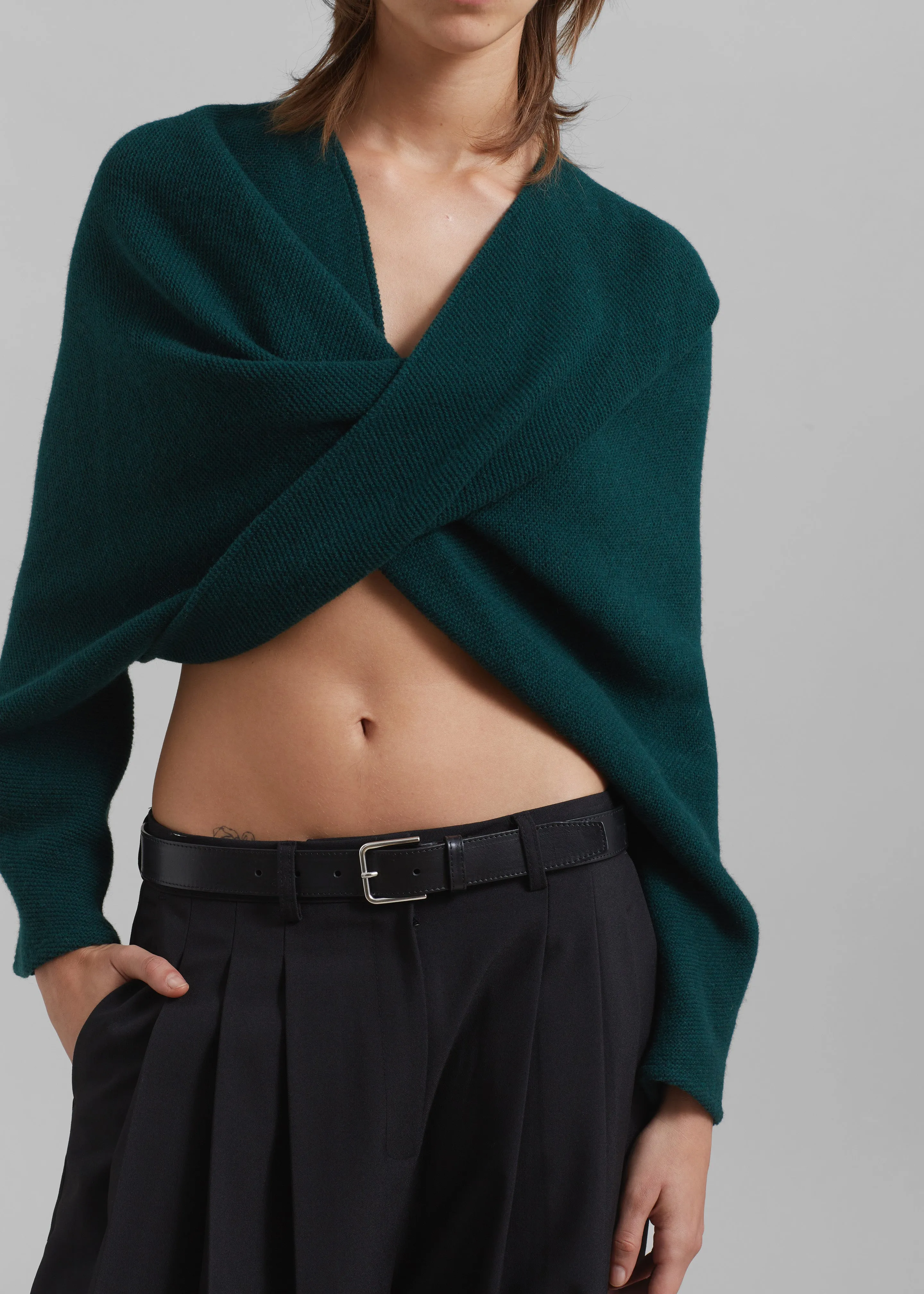 Beaufille Twist Sweater - Emerald