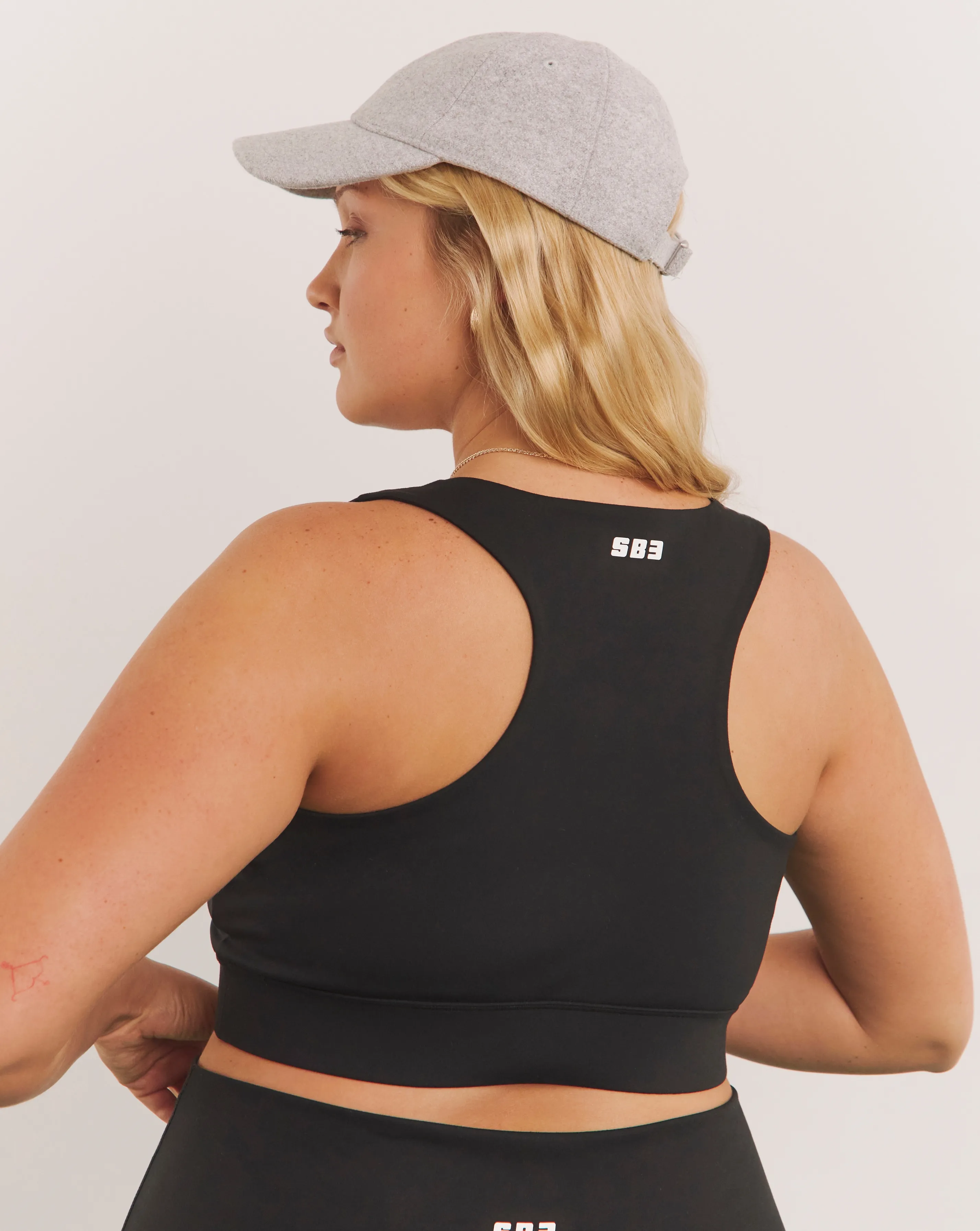 Black Active Sleeveless Sports Top | Simply Be