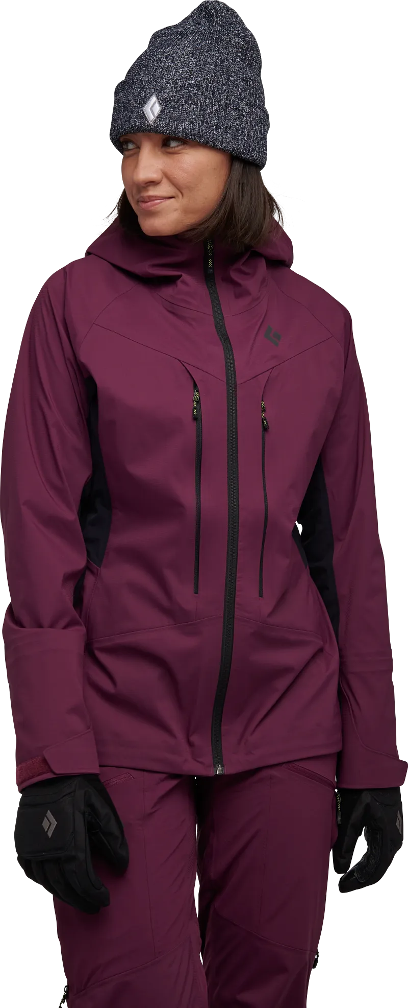 Black Diamond Women's Dawn Patrol Hybrid Shell Jacket Blackberry/Black | Buy Black Diamond Women's Dawn Patrol Hybrid 