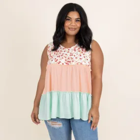 Blissful Heart Tank, Cream