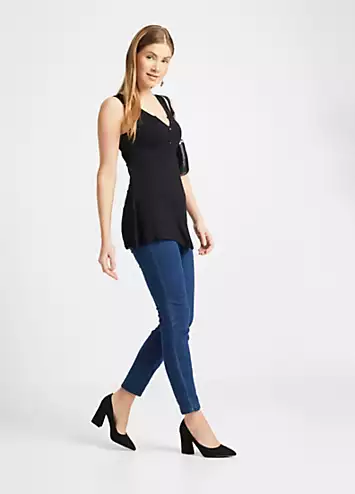 bonprix Sleeveless Button Swing Top | Grattan