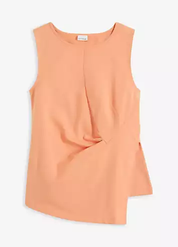 bonprix Sleeveless Drape Top | Kaleidoscope