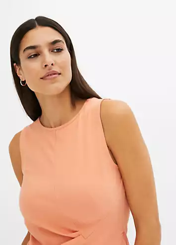 bonprix Sleeveless Drape Top | Kaleidoscope