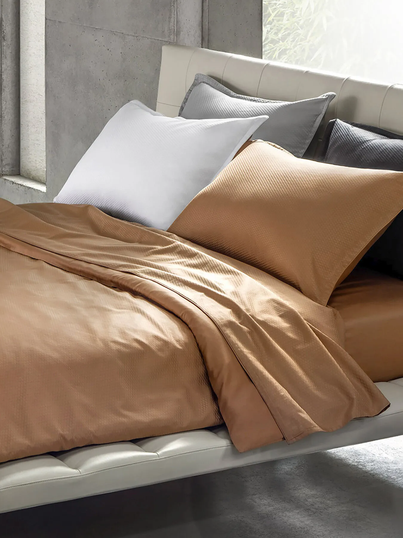 BOSS Home Loft Fitted Sheet - Size Single Bronze