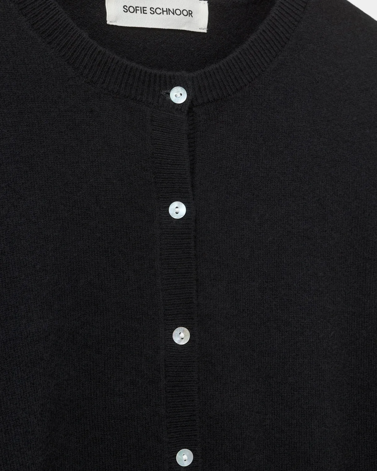 CISSESW CARDIGAN - Black