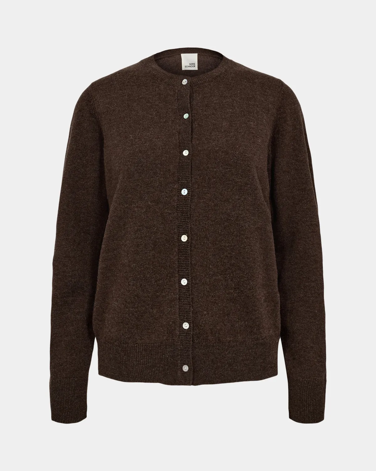 CISSESW CARDIGAN - Brown Fudge