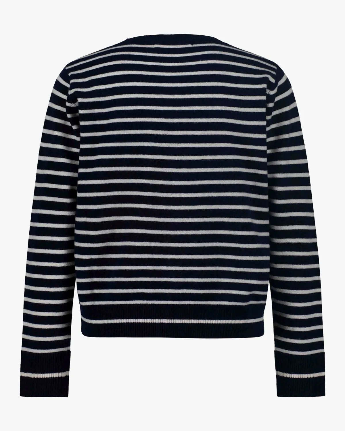 CISSESW STRIPE CARDIGAN - Dark Blue striped