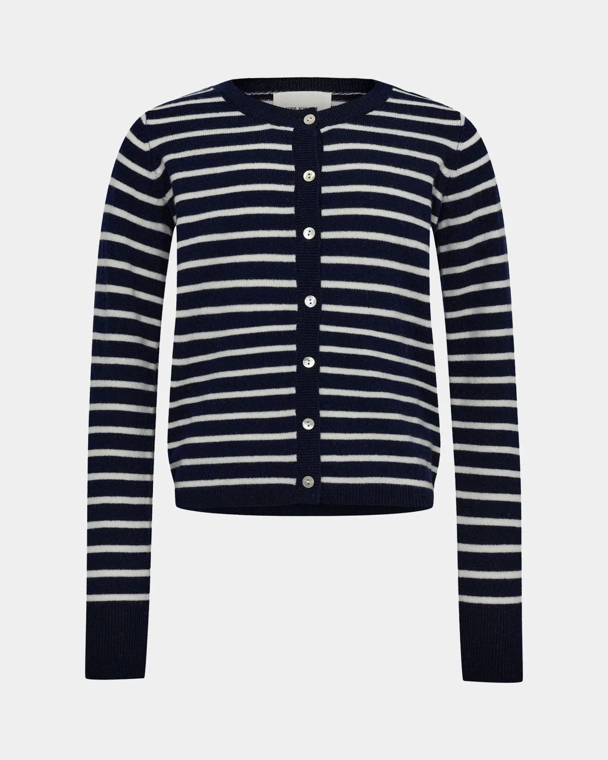 CISSESY STRIPE CARDIGAN - Dark Blue striped