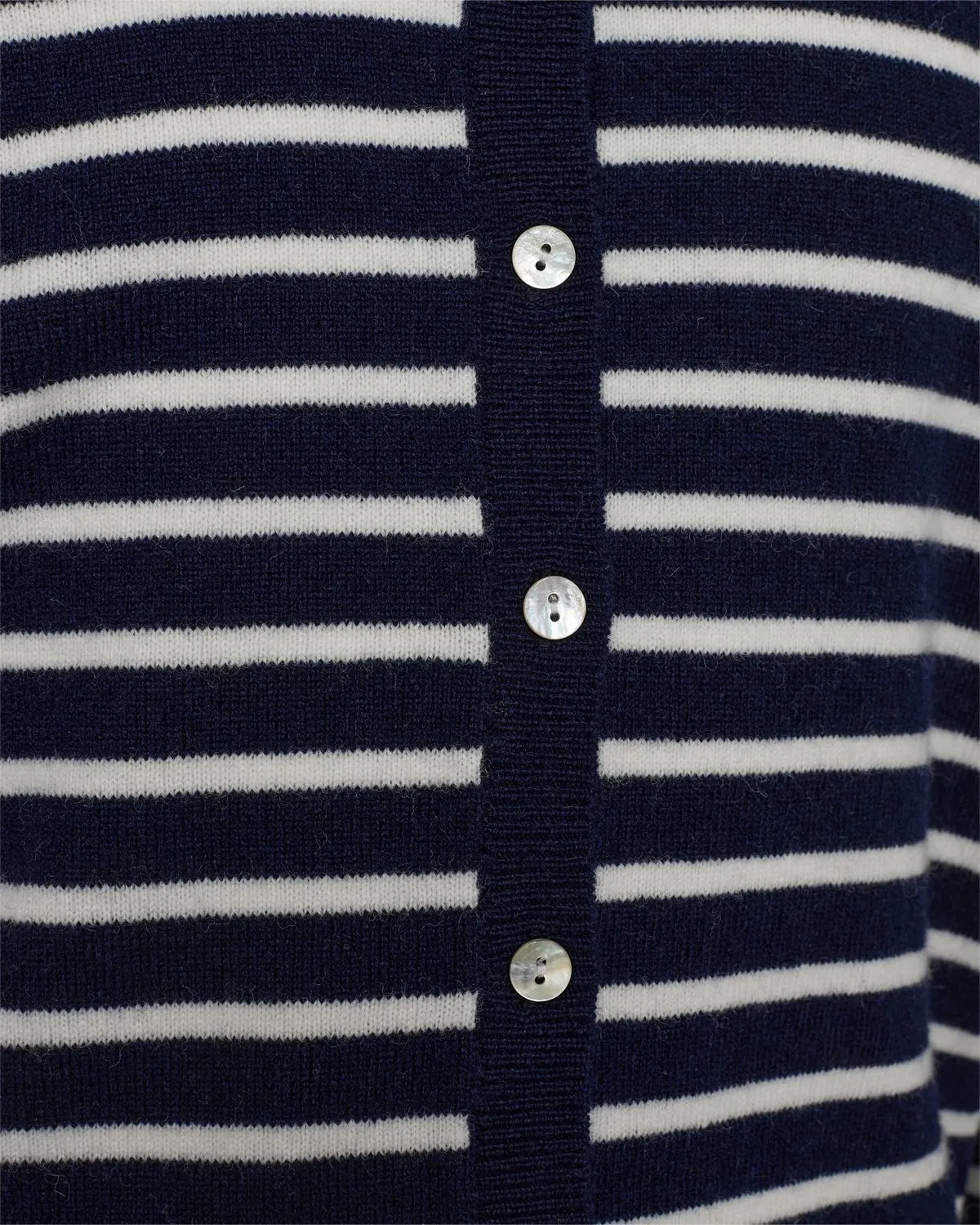 CISSESY STRIPE CARDIGAN - Dark Blue striped