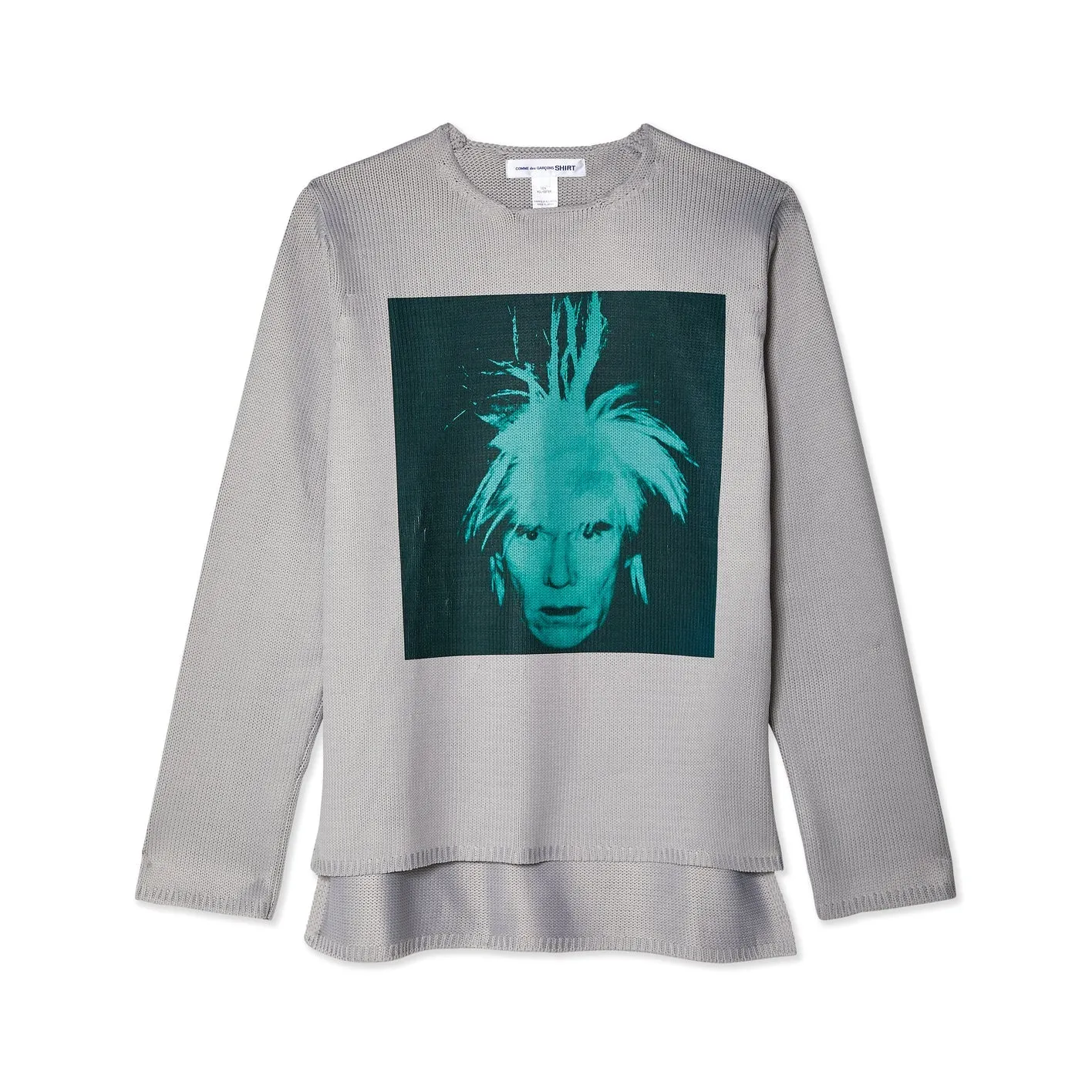 COMME des GARONS Shirt 'Andy Warhol' Print Sweater - Grey/Green