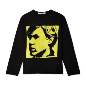 COMME des GARONS Shirt 'Andy Warhol' Print Sweater - Yellow