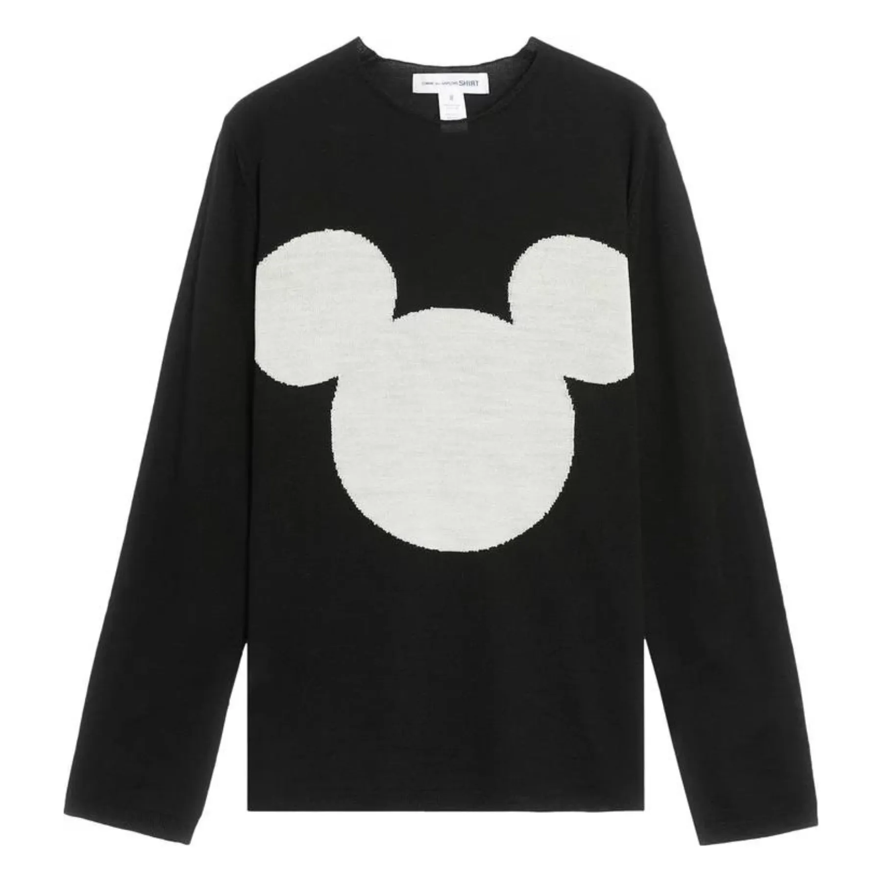 COMME des GARONS Shirt Mickey Knit Sweater - Black