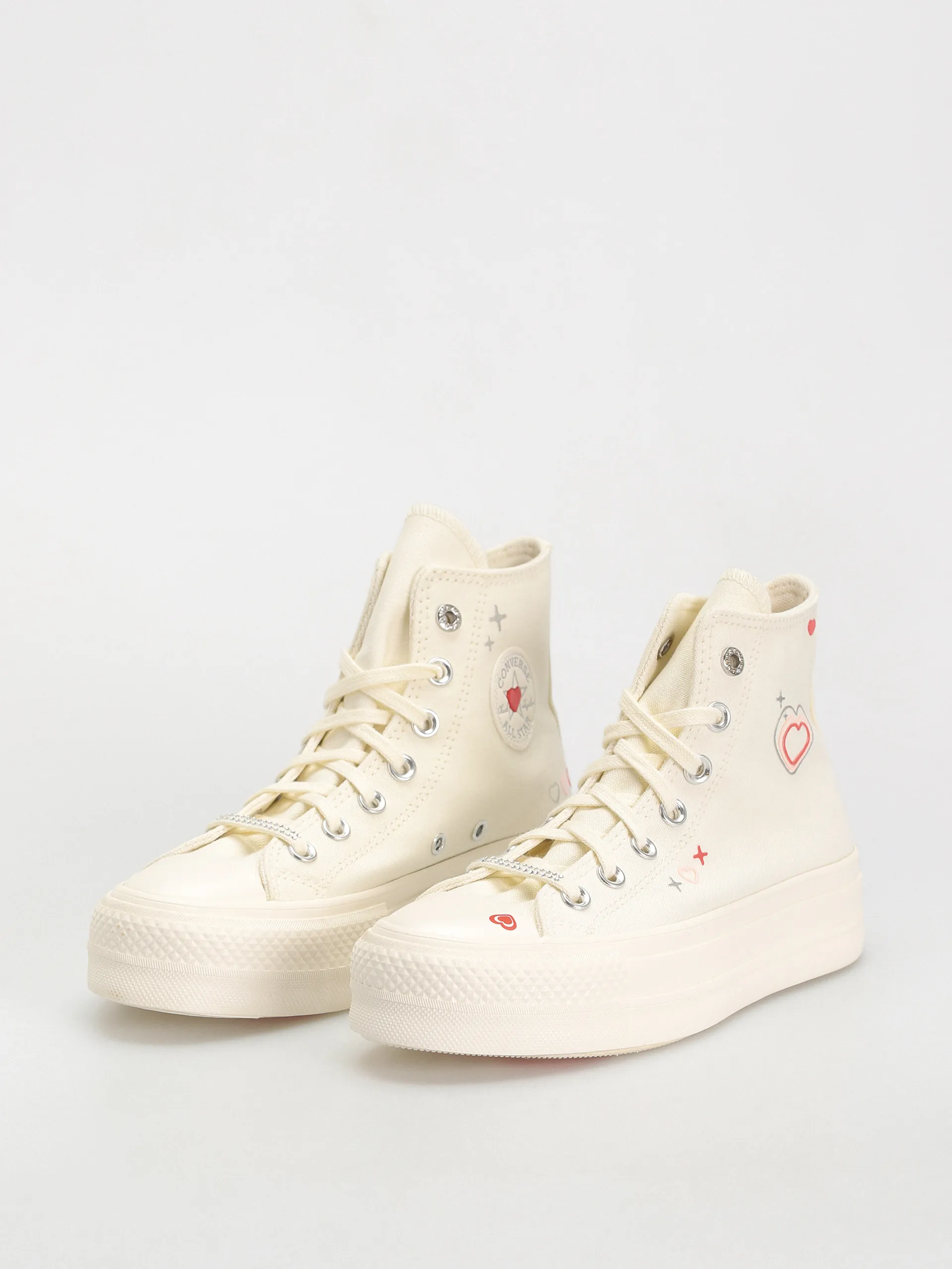 Converse Chuck Taylor All Star Lift Hi Chucks Wmn (khaki/off white)