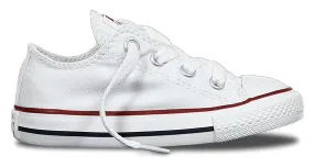 CONVERSE KIDS CHUCK TAYLOR ALL STARS LOW TOP WHITE SHOE