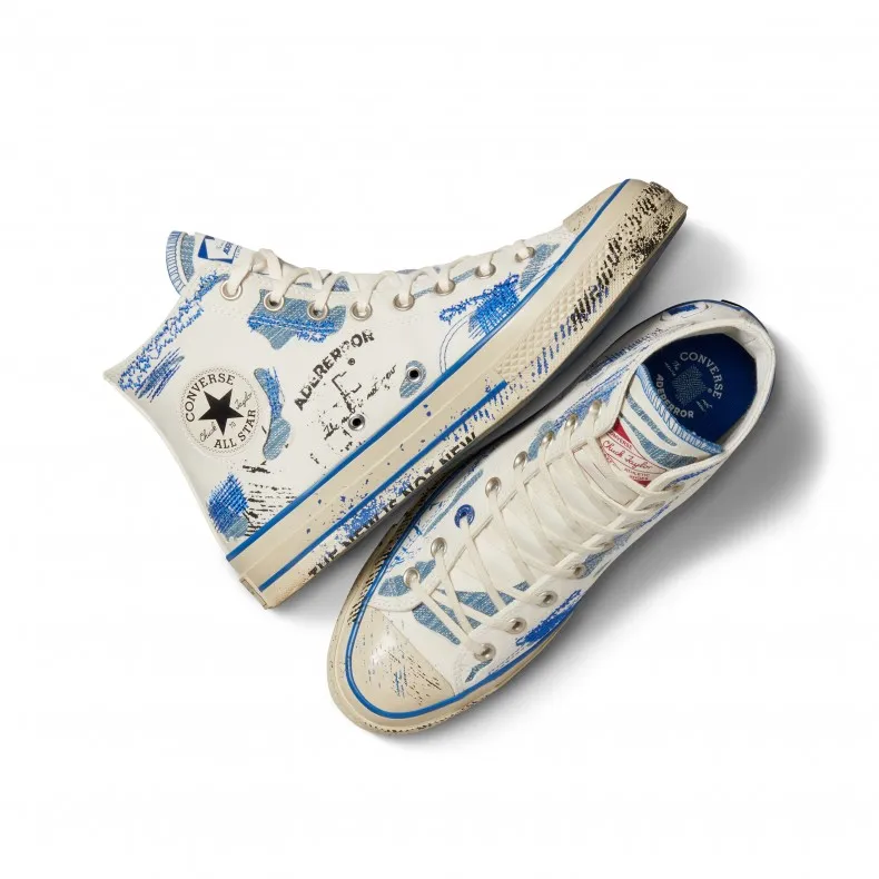 Converse x ADER ERROR Chuck Taylor All Star 70 Hi (White/Blue/Imperial Blue)