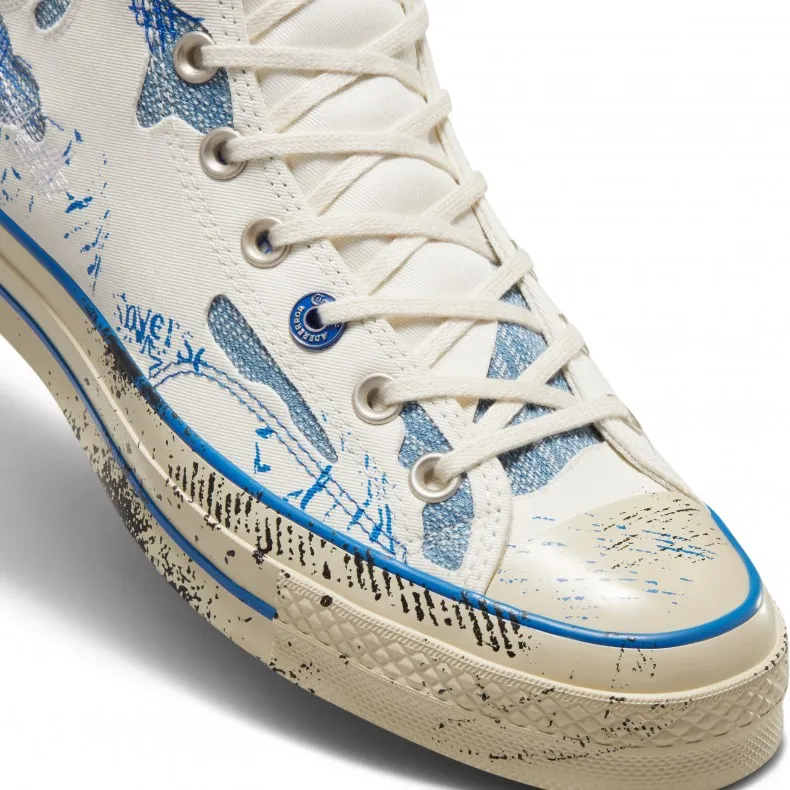 Converse x ADER ERROR Chuck Taylor All Star 70 Hi (White/Blue/Imperial Blue)