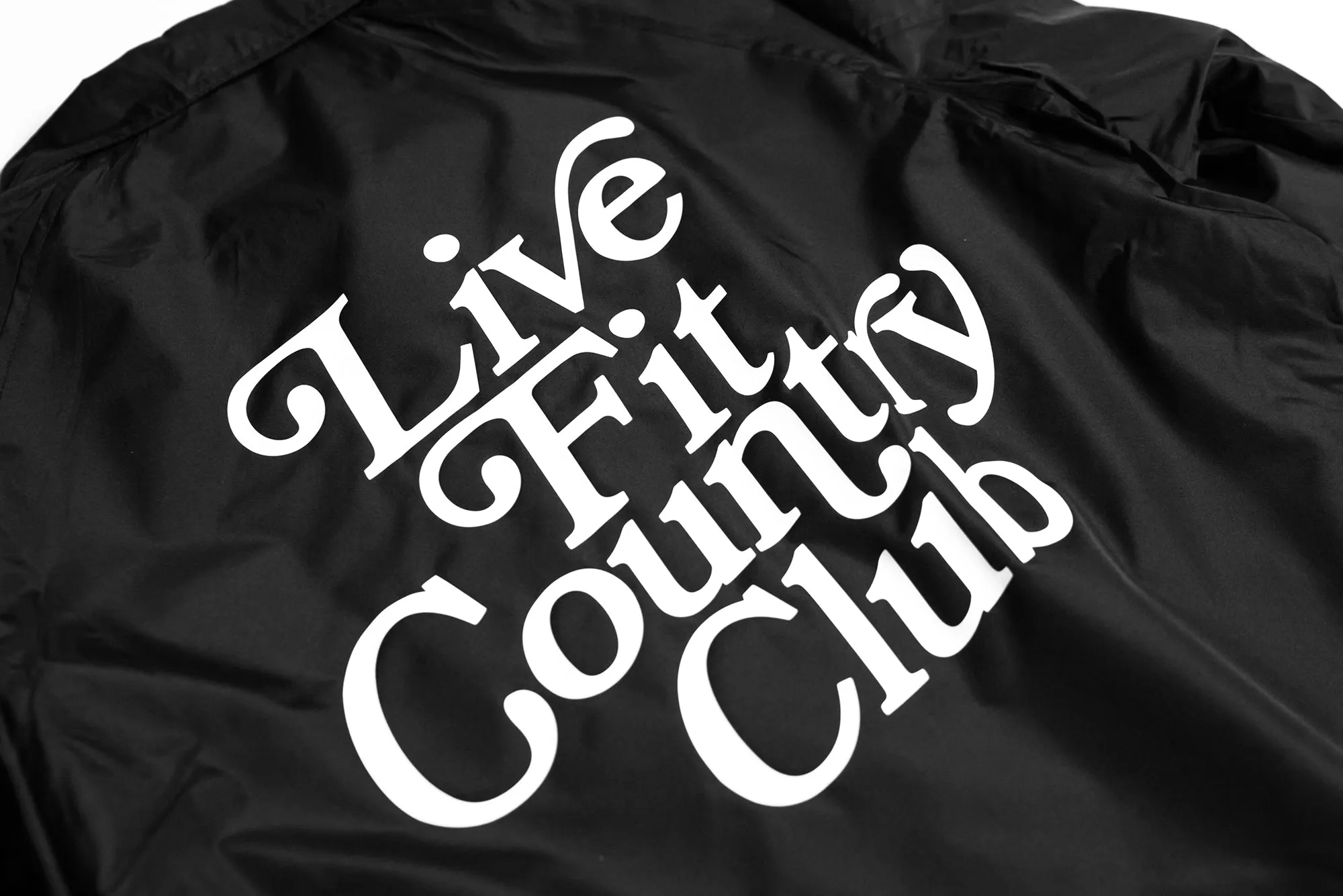 Country Club Coach Jacket - Black