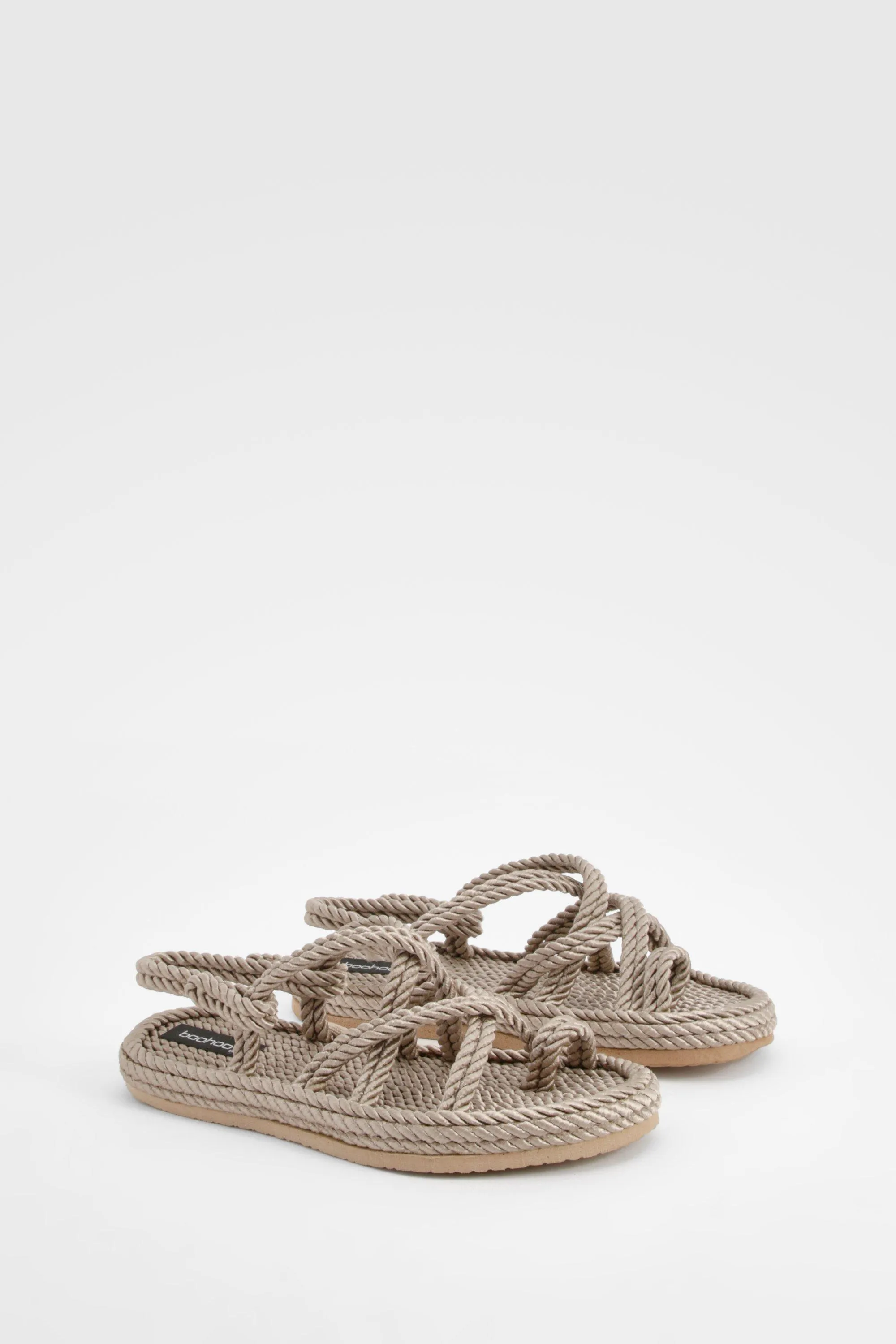 Crossover Front Rope Sandals