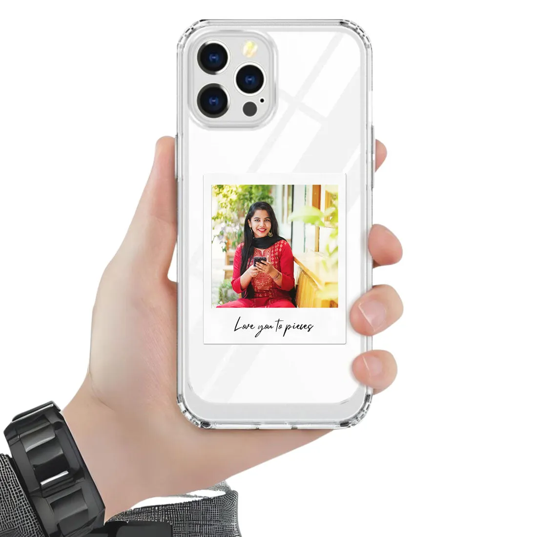 Customized Back Cover for iPhone 11 with Photo Transparent TPU Case with Camera Protection