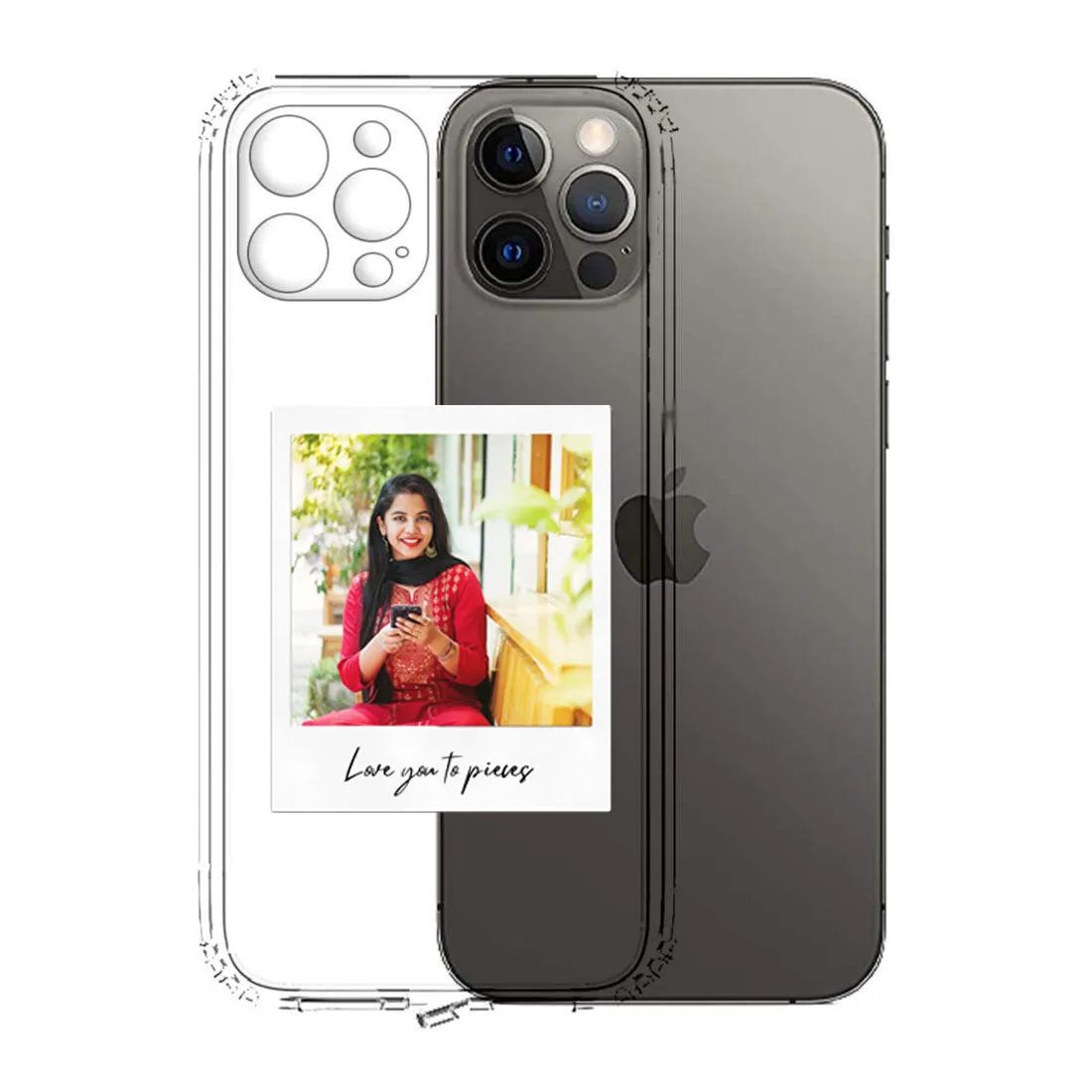 Customized Back Cover for iPhone 11 with Photo Transparent TPU Case with Camera Protection