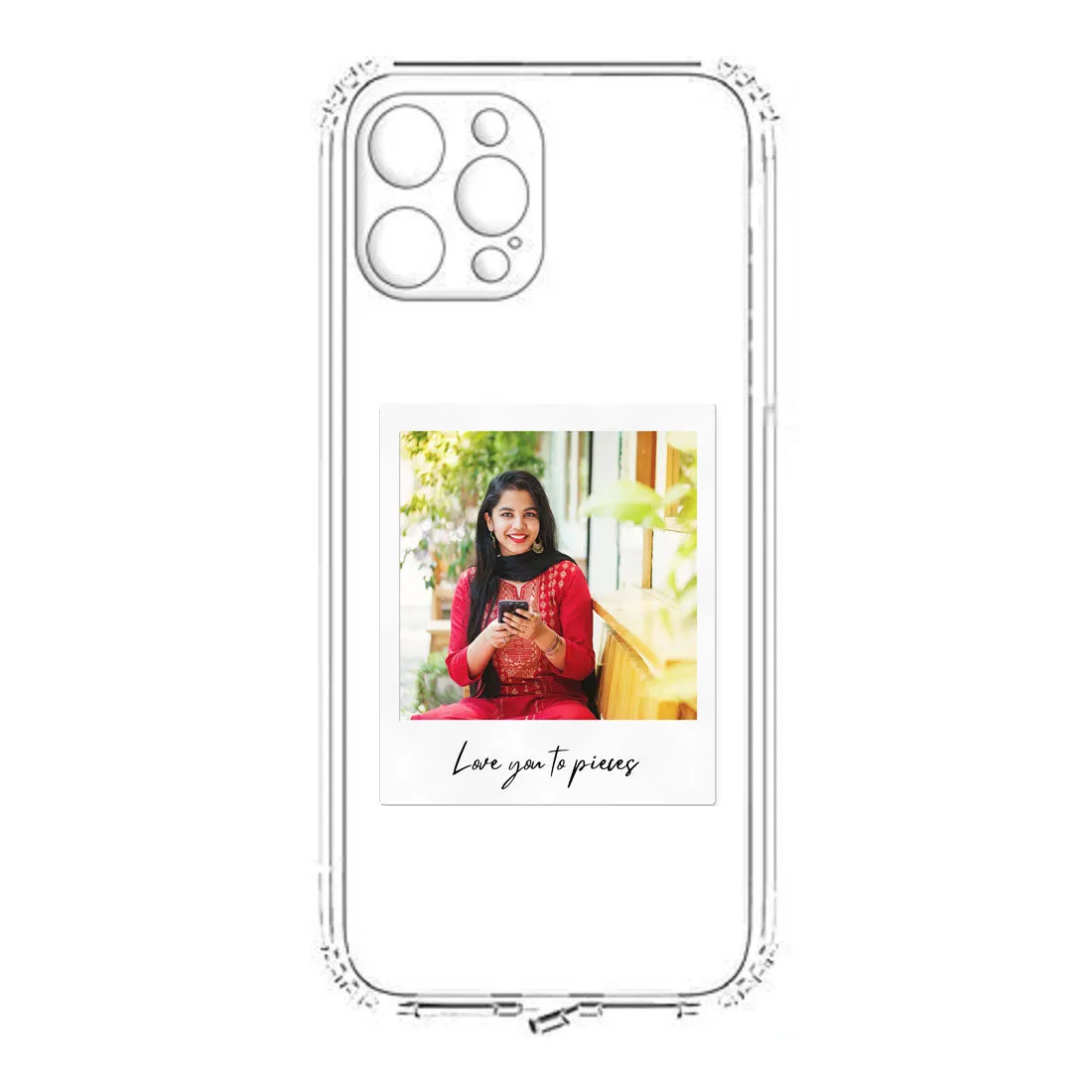 Customized Back Cover for iPhone 11 with Photo Transparent TPU Case with Camera Protection