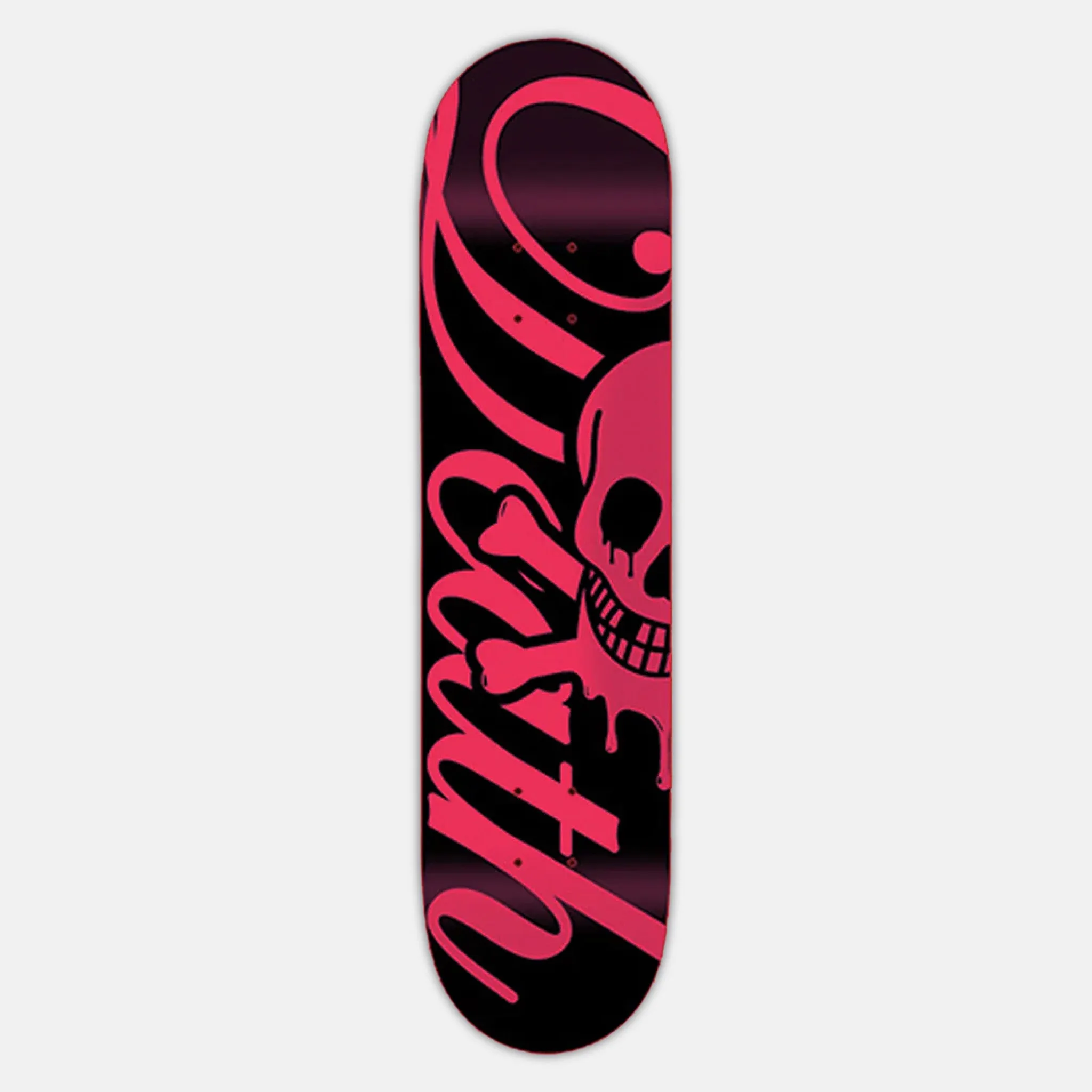 Death Skateboards - 7.75 Script Logo Skateboard Deck - Black / Red