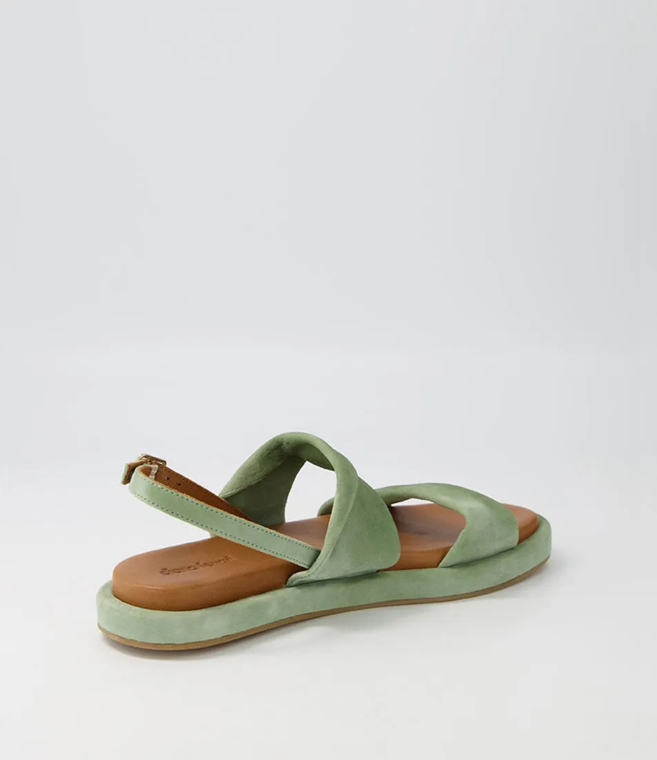 DIANA FERRARI Bloom Seafoam Suede Sandals