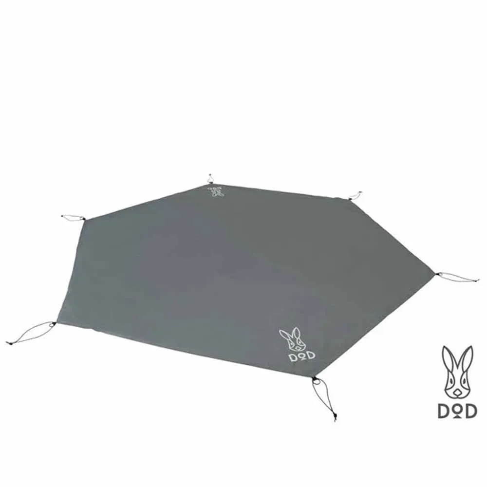 DOD Outdoors Ichi One Pole Tent Medium Ground Sheet - Gray