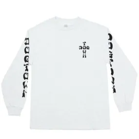 Dogtown Skateboards Longsleeve Shirt Cross Logo White/Black