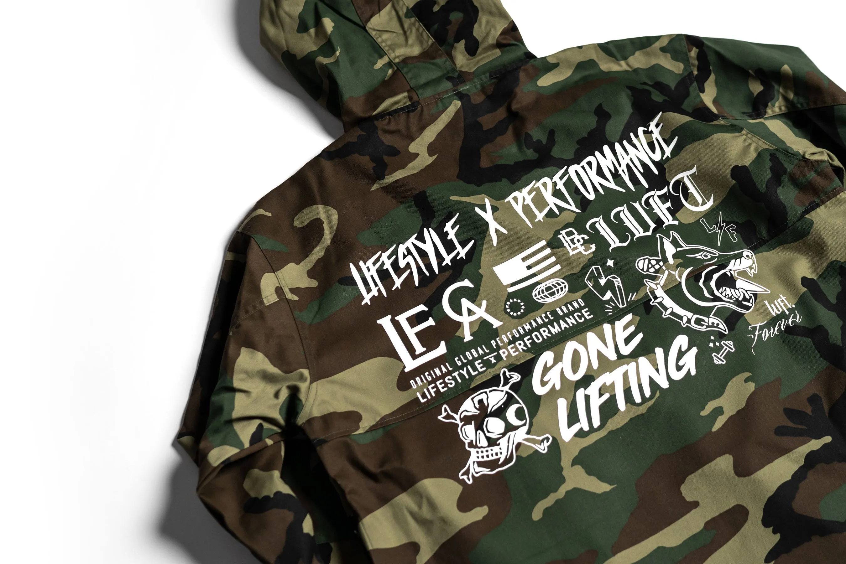 Doodles Anorak Jacket - Camo