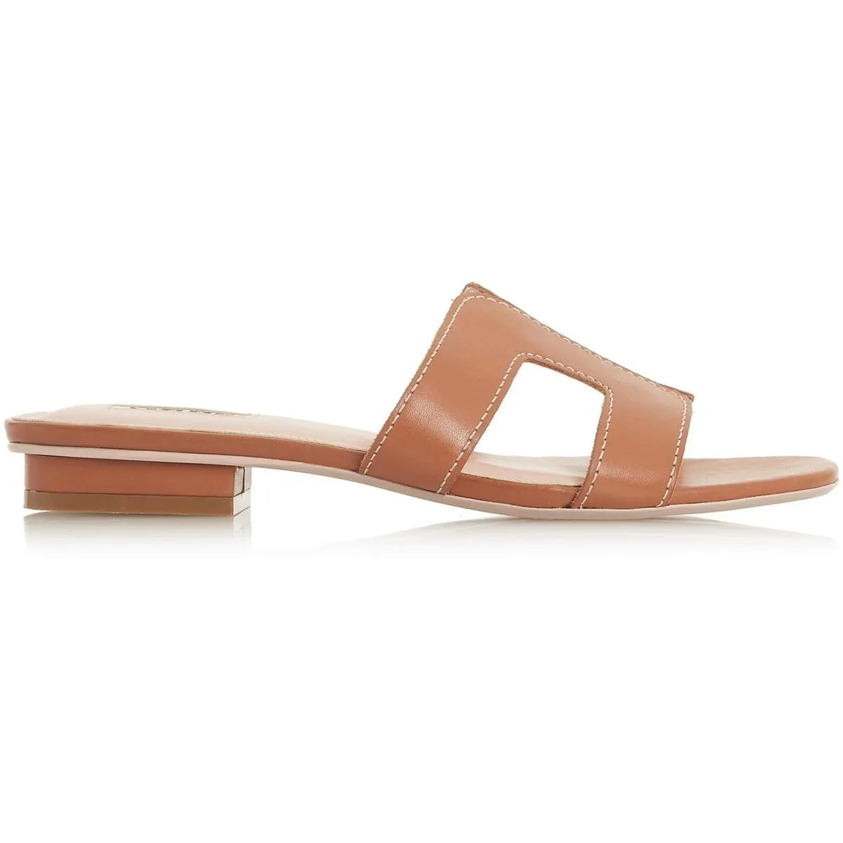 Dune Loupe Sandals Tan