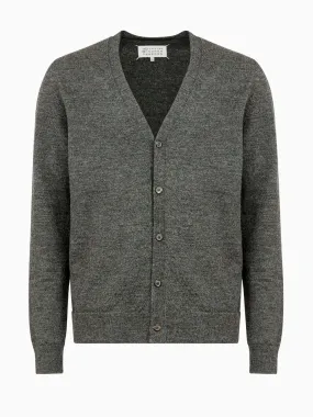 Elbow-patch cardigan