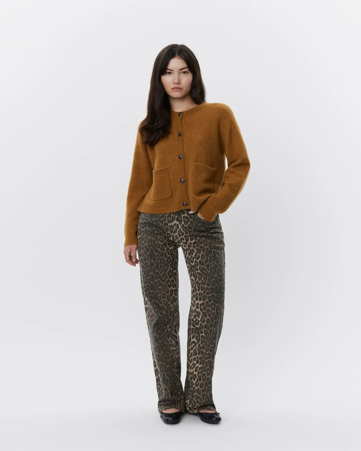 ELICASW CARDIGAN - Mustard