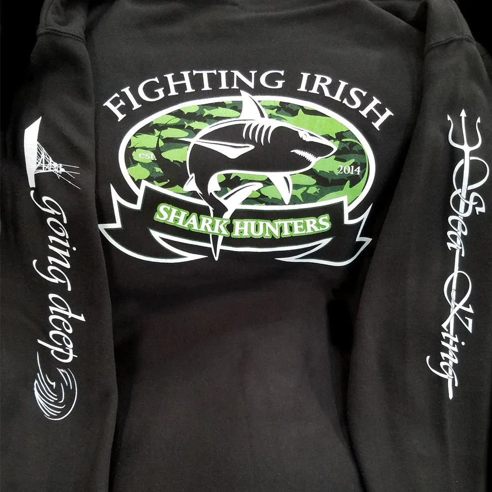 Fighting Irish Shark Hunters Hoodie