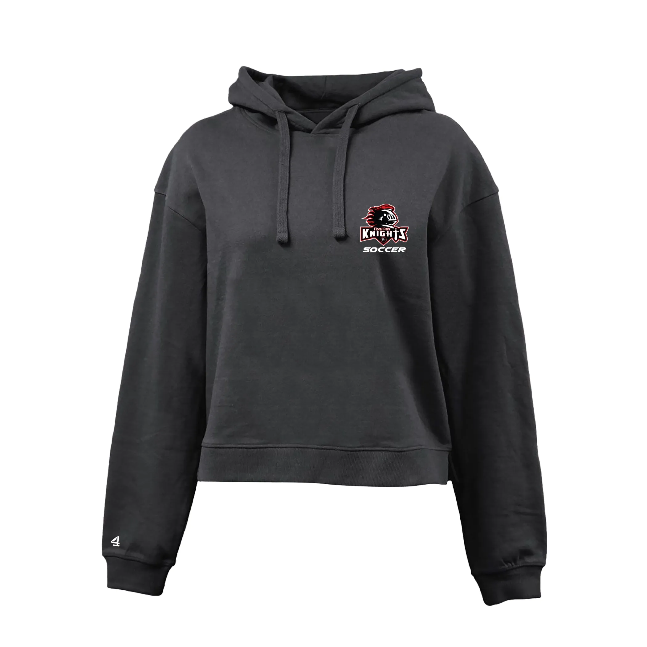 Floral Park Soccer Cropped Fleece Hoodie