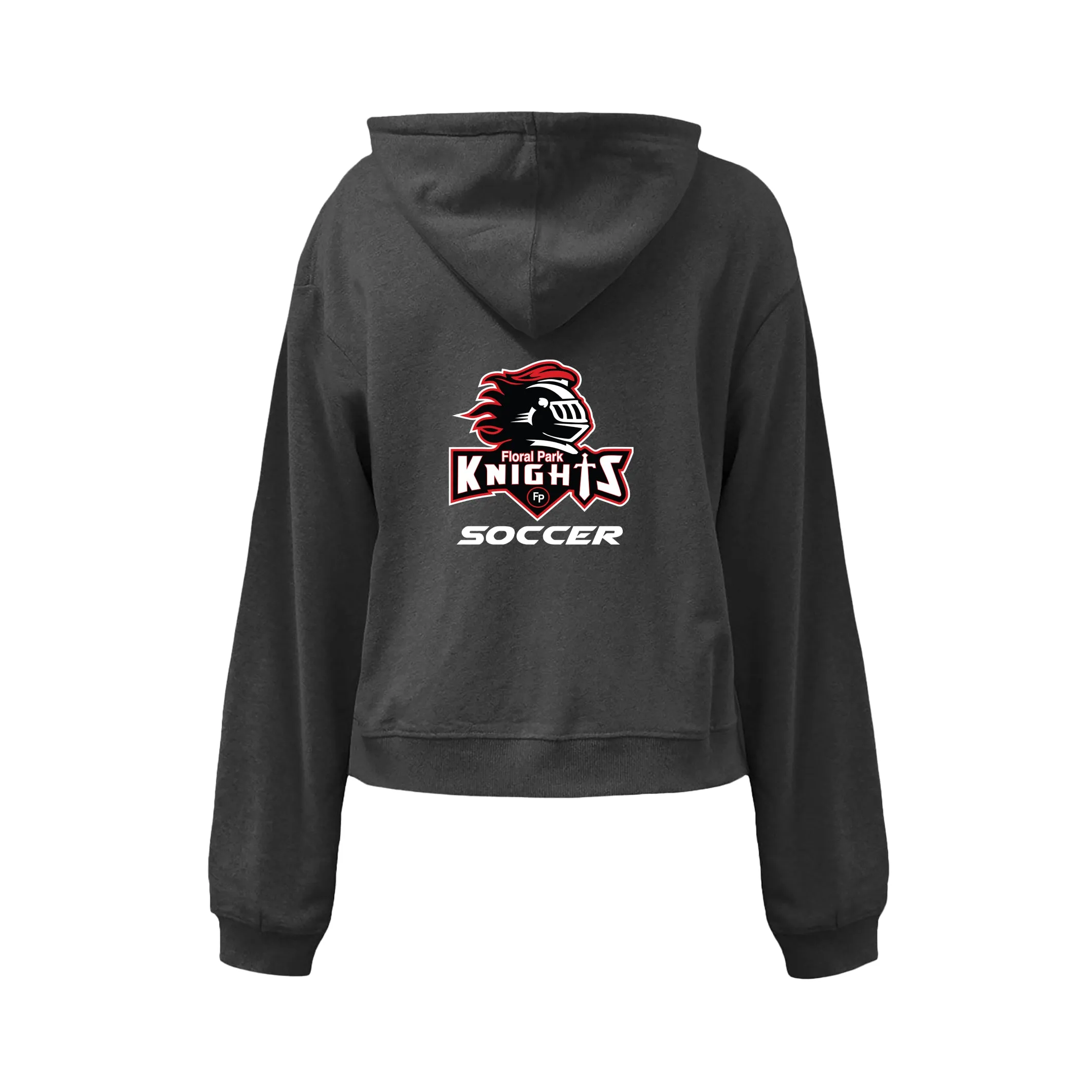 Floral Park Soccer Cropped Fleece Hoodie