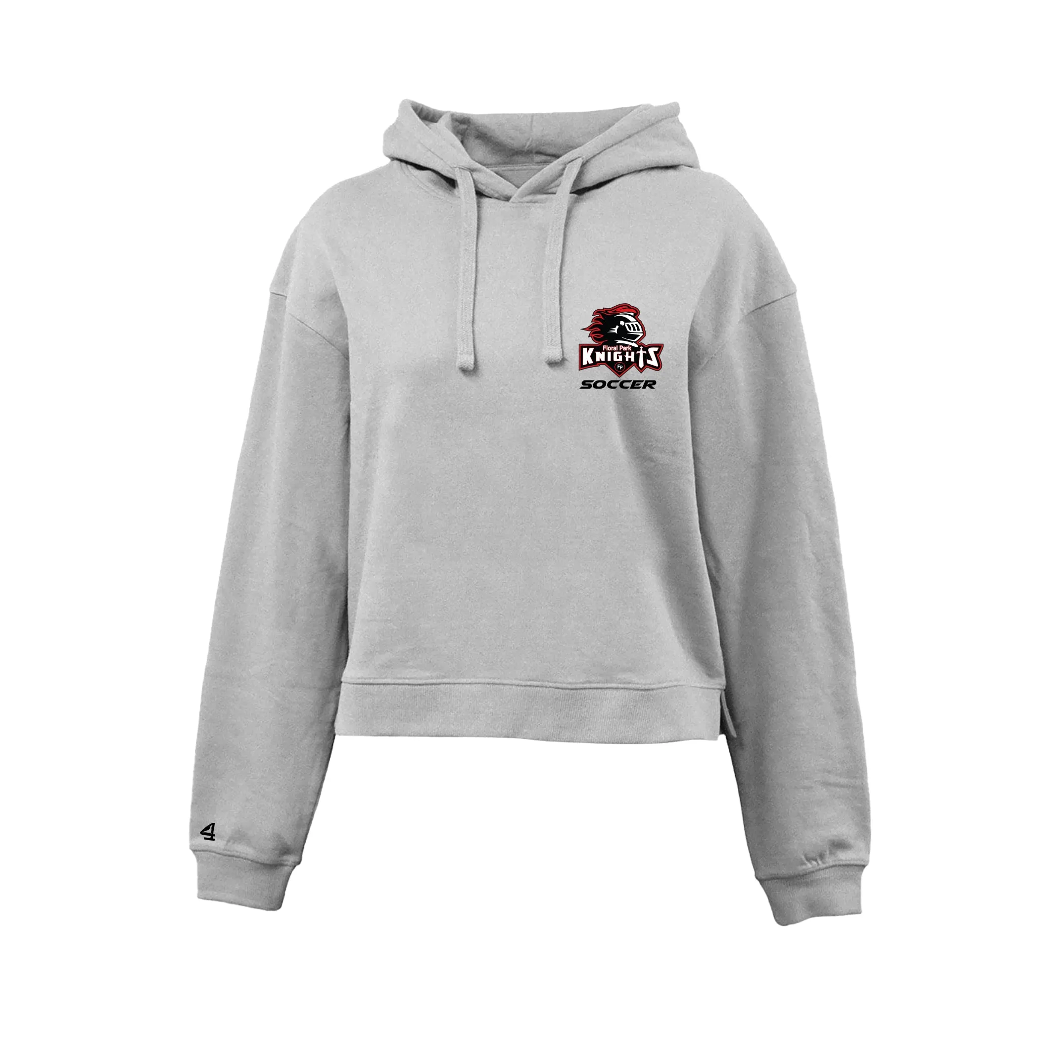 Floral Park Soccer Cropped Fleece Hoodie