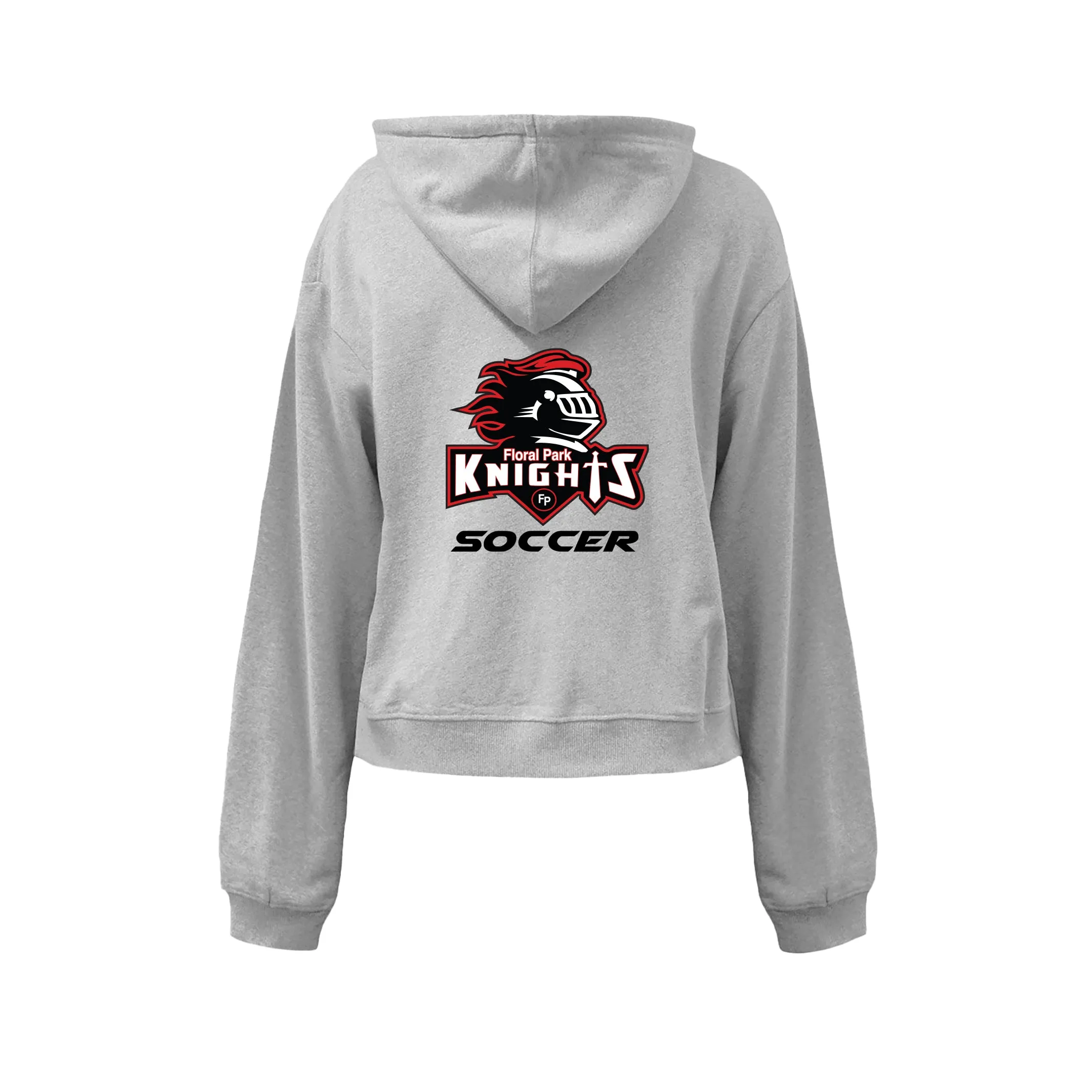 Floral Park Soccer Cropped Fleece Hoodie